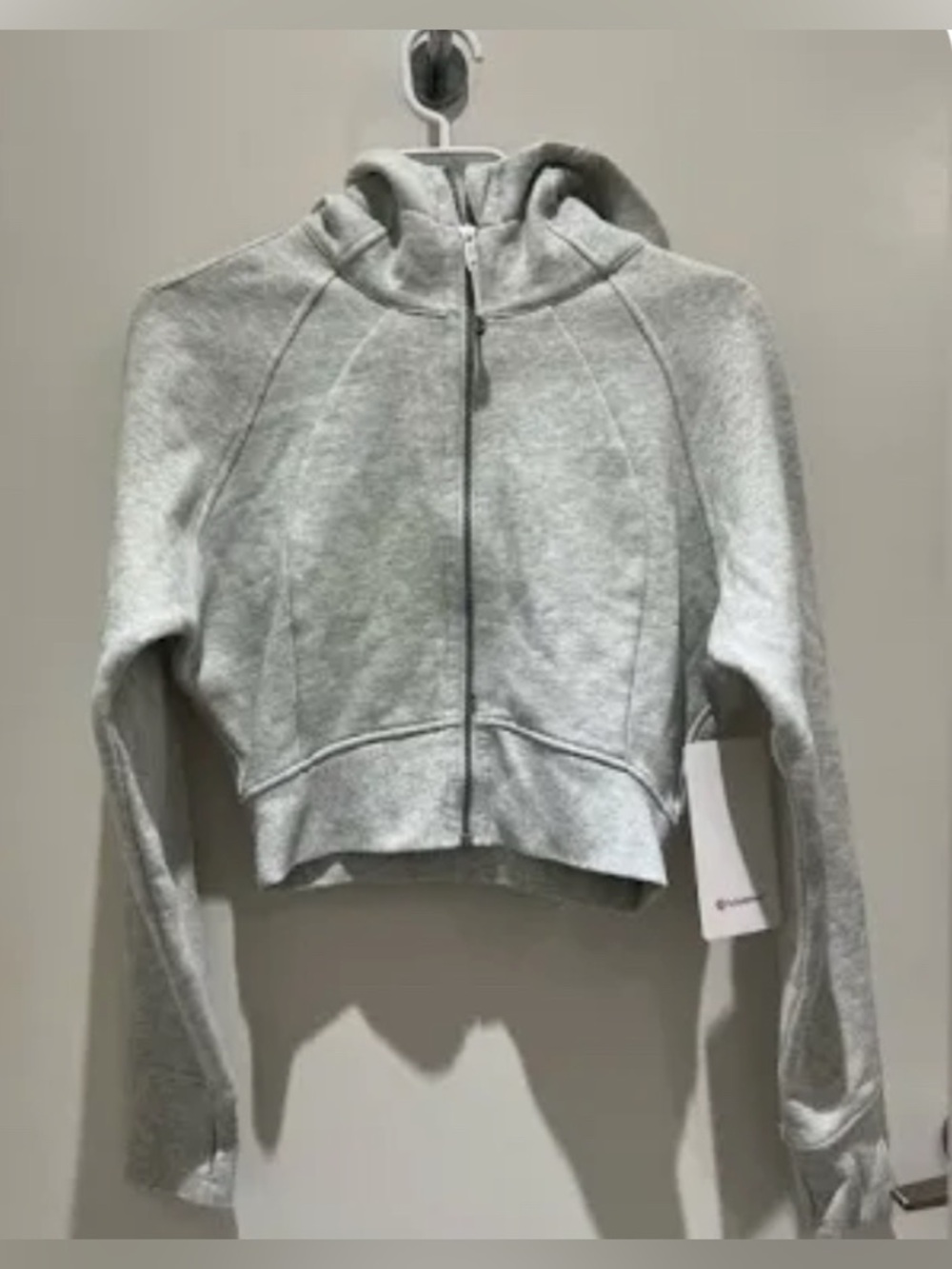 Lululemon Full Zip Cropped Scuba Hoodie